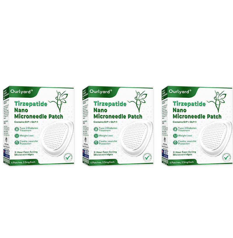 Ourlyard® Nano Microneedle Patch -1 Patch/Week · Pain-Free ✅Non-Invasive · For Diabetics & Overweight