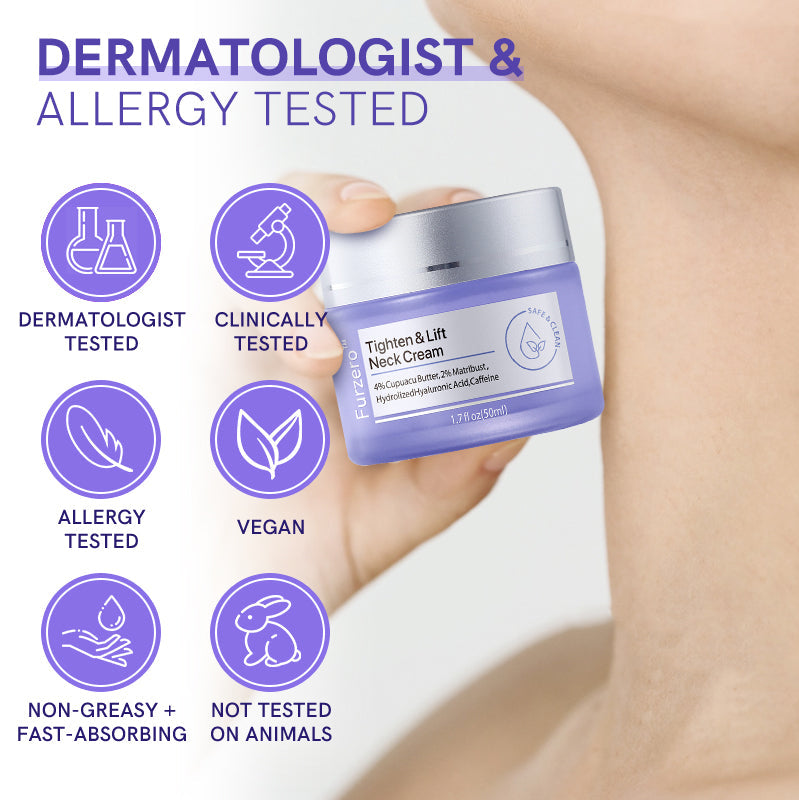 Furzero™ Aussie Tighten & Lift Neck Cream (✅TGA-CERTIFIED)🔥75% OFF🌸