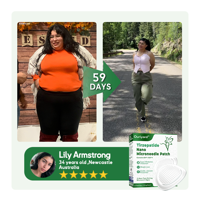 Ourlyard® Nano Microneedle Patch -1 Patch/Week · Pain-Free ✅Non-Invasive · For Diabetics & Overweight
