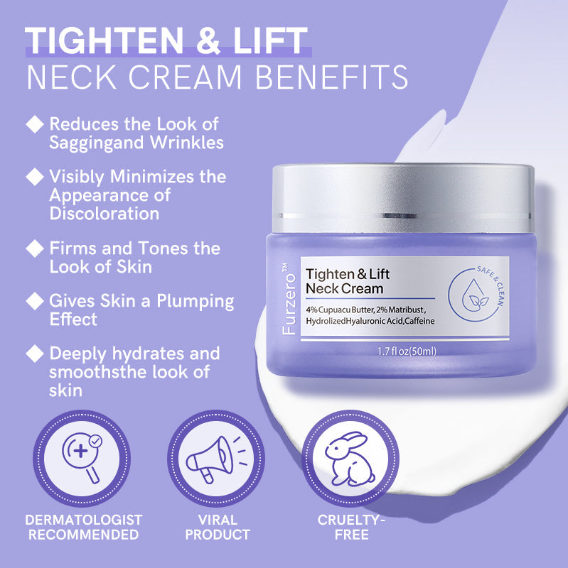Furzero™ Aussie Tighten & Lift Neck Cream (✅TGA-CERTIFIED)🔥75% OFF🌸