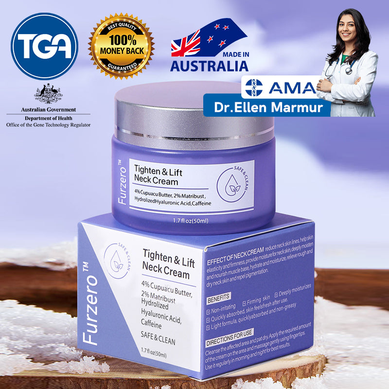 Furzero™ Aussie Tighten & Lift Neck Cream (✅TGA-CERTIFIED)🔥75% OFF🌸