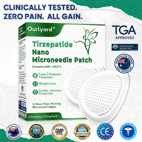 Ourlyard® Nano Microneedle Patch -1 Patch/Week · Pain-Free ✅Non-Invasive · For Diabetics & Overweight