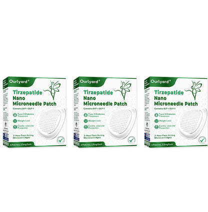 𝐎𝐮𝐫𝐥𝐲𝐚𝐫𝐝® 𝐍𝐚𝐧𝐨 𝐌𝐢𝐜𝐫𝐨𝐧𝐞𝐞𝐝𝐥𝐞 𝐏𝐚𝐭𝐜𝐡 ✅Support for Sugar & Weight · 7-Day Effect · Only 1x a Week · Pain-Free & Non-Invasive