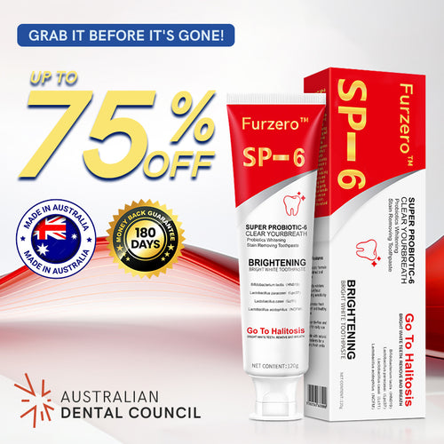 🪥Furzero™ Aussie SP-6 Probiotic Ultra Whitening Toothpaste🦷👨‍⚕️Recommendation🔥75% OFF