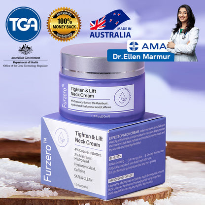 Furzero™ Aussie Tighten & Lift Neck Cream (✅TGA-CERTIFIED)🔥75% OFF🌸