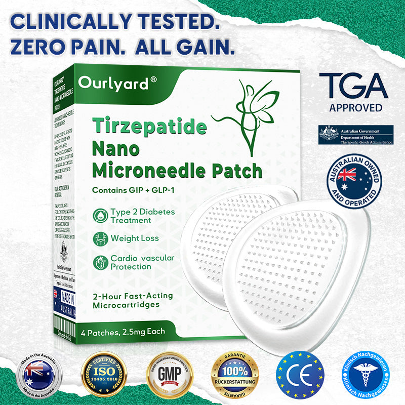 Ourlyard® Nano Microneedle Patch -1 Patch/Week · Pain-Free ✅Non-Invasive · For Diabetics & Overweight